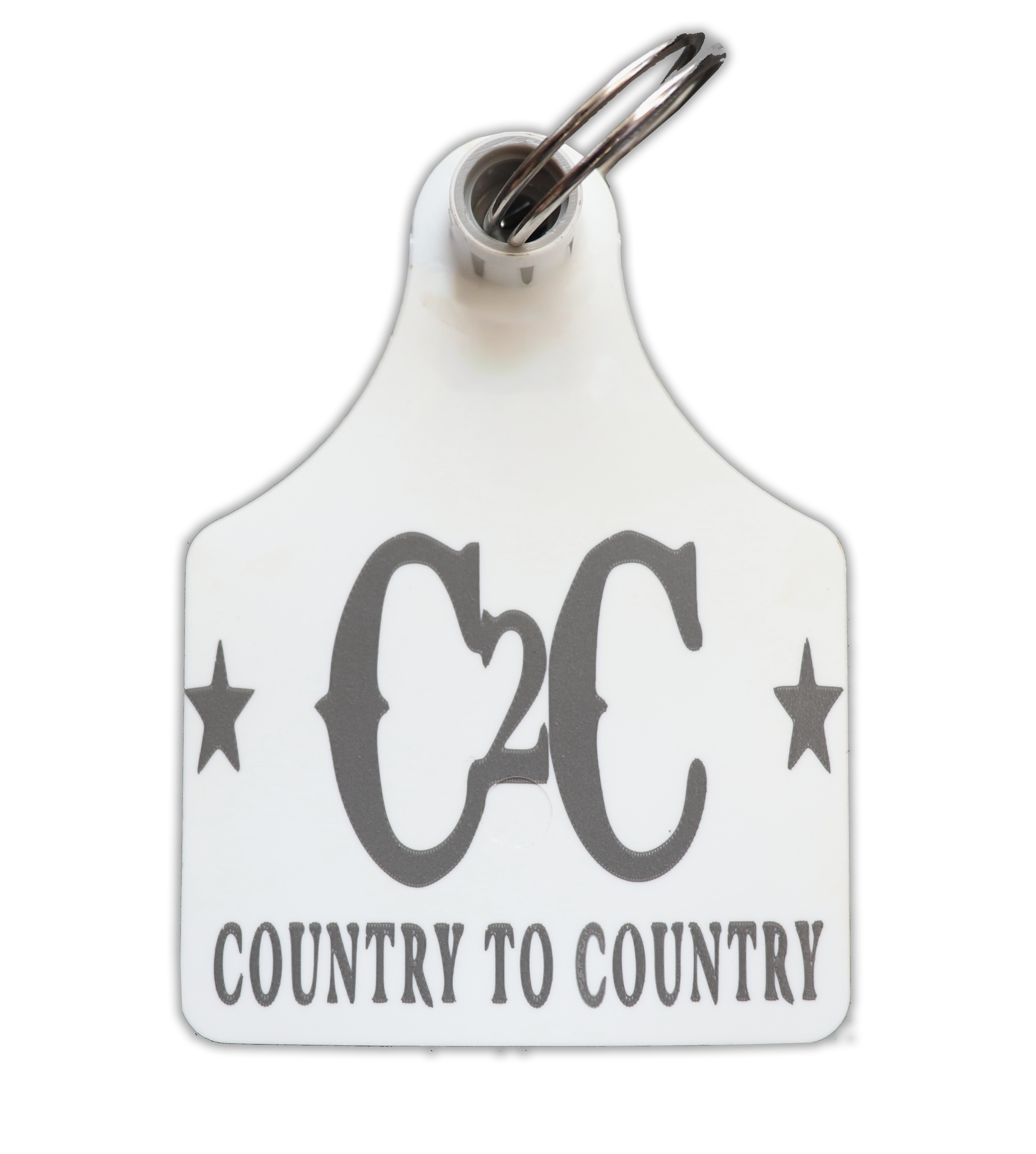 Country 2 Country Tag Keyring